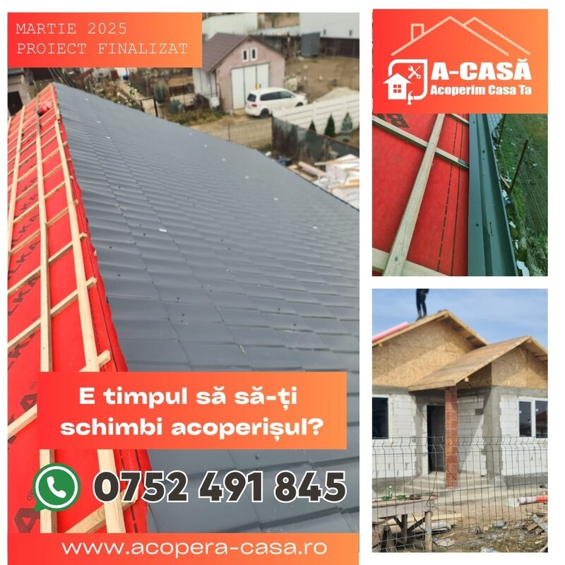 Acoperisuri, montaj si reparatii.
